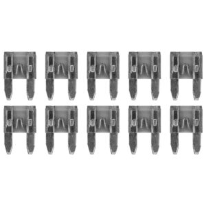 ProRide Steekzekeringen Mini 2A - Grijs - Geschikt voor auto, boot en camper - 10 stuks