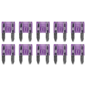 ProRide Steekzekeringen Mini 35A - Paars - Geschikt voor auto, boot en camper - 10 stuks