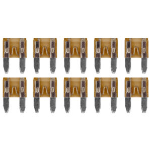 ProRide Steekzekeringen Mini 5A - Oranje - Geschikt voor auto, boot en camper - 10 stuks