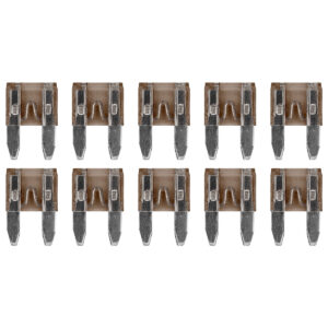 ProRide Steekzekeringen Mini 7.5A - Bruin - Geschikt voor auto, boot en camper - 10 stuks