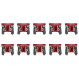 ProRide Steekzekeringen Micro 10A - Rood  - Geschikt voor auto, boot en camper - 10 stuks