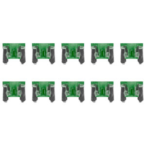 ProRide Steekzekeringen Micro 30A - Groen - Geschikt voor auto, boot en camper - 10 stuks