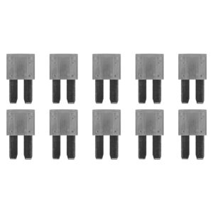 ProRide Steekzekeringen Micro 2 - 2A - Grijs - Geschikt voor auto, boot en camper - 10 stuks