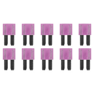 ProRide Steekzekeringen Micro 2 - 3A - Roze - Geschikt voor auto, boot en camper - 10 stuks