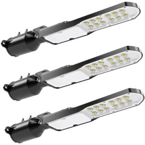 Modee Straatlamp 30W - 3000lm - Straatverlichting - Buitenlamp - Neutraal Wit - 3 Stuks