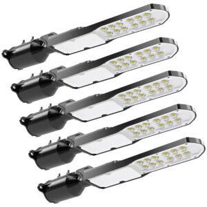 Modee Straatlamp 30W - 3000lm - Straatverlichting - Buitenlamp - Neutraal Wit - 5 Stuks