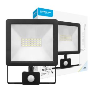 Modee LED Schijnwerper met Bewegingssensor 50W - Floodlight Buiten Waterdicht IP65 - PIR - 4500 Lumen - 6000K