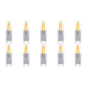 SPL G9 LED Lamp 2W Dimbaar - Warm Wit - 160lm - LED Filament T16 Buislamp - 10 Stuks - 2700K - 230 Volt