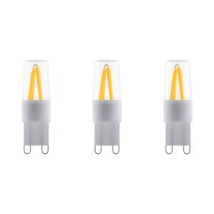 SPL G9 LED Lamp 2W Dimbaar - Warm Wit - 160lm - LED Filament T16 Buislamp - 3 Stuks - 2700K - 230 Volt