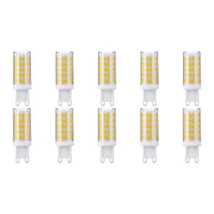 SPL G9 LED Lamp 4W Dimbaar - Warm Wit - 420lm - LED Buislamp T19 - 10 Stuks - 2700K - 230 Volt