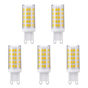 SPL G9 LED Lamp 4W Dimbaar - Warm Wit - 420lm - LED Buislamp T19 - 5 Stuks - 2700K - 230 Volt