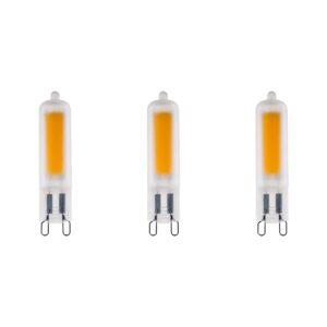 SPL G9 LED Lamp 3W - Warm Wit - 260lm - LED Buislamp T13.3 - Mat - 3 Stuks - 2700K - 230 Volt
