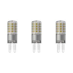 SPL G9 LED Lamp 4.2W Dimbaar - Warm Wit - 550lm - LED Buislamp T18 - 3 Stuks - 2700K - 230 Volt