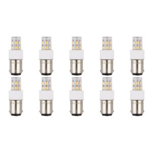 SPL Ba15d LED Lamp 2W - Warm Wit - 190lm - LED Buislamp T17 - 10 Stuks