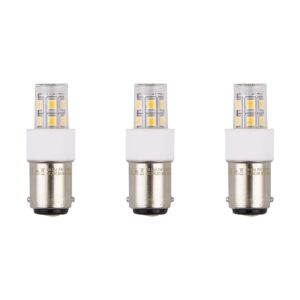 SPL Ba15d LED Lamp 2W - Warm Wit - 190lm - LED Buislamp T17 - 3 Stuks