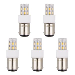 SPL Ba15d LED Lamp 2W - Warm Wit - 190lm - LED Buislamp T17 - 5 Stuks