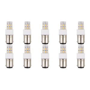 SPL Ba15d LED Lamp 2W - Neutraal Wit - 200lm - LED Buislamp T17 - 10 Stuks