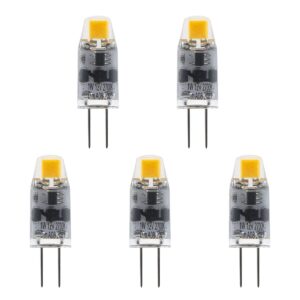 SPL G4 LED Lamp 1W Dimbaar - Warm Wit - 100lm - T10 - 5 Stuks