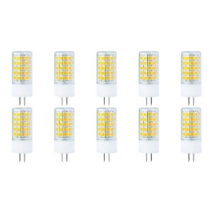 SPL GY6.35 LED Lamp 4.6W Dimbaar - CRI 90 - Warm Wit - 400lm - LED T18 Buislamp - 10 Stuks