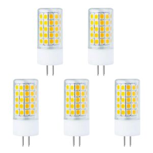 SPL GY6.35 LED Lamp 4.6W Dimbaar - CRI 90 - Warm Wit - 400lm - LED T18 Buislamp - 5 Stuks