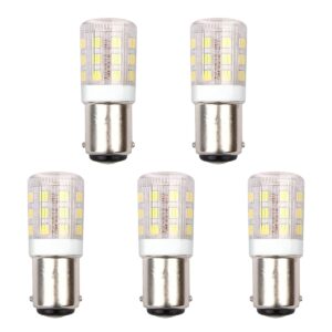 SPL Ba15d LED Lamp 3W - Neutraal Wit - 250lm - LED Buislamp T18 - 5 Stuks