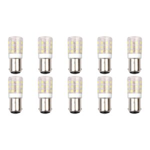 SPL Ba15d LED Lamp 3W - Neutraal Wit - 250lm - LED Buislamp T18 - 10 Stuks