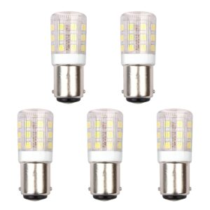 SPL Ba15d LED Lamp 3W - Neutraal Wit - 250lm - LED Buislamp T18 - 5 Stuks
