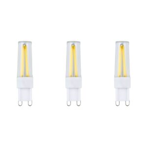 SPL G9 LED Lamp 2.5W Dimbaar - Warm Wit - 200lm - LED Filament T16 Buislamp - 3 Stuks - 2700K - 230 Volt