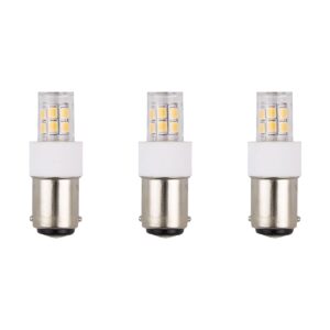 SPL Ba15d LED Lamp 2.1W - Warm Wit - 255lm - LED Buislamp T17 - 3 Stuks