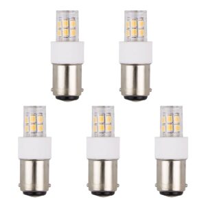 SPL Ba15d LED Lamp 2.1W - Warm Wit - 255lm - LED Buislamp T17 - 5 Stuks