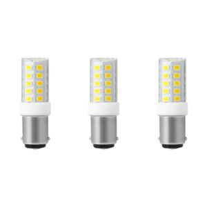 SPL Ba15d LED Lamp 3.5W - Neutraal Wit - 380lm - LED Buislamp T17 - 3 Stuks