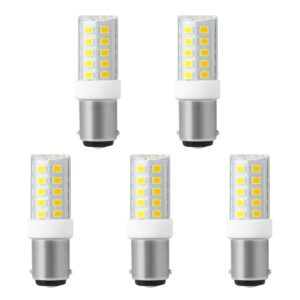SPL Ba15d LED Lamp 3.5W - Neutraal Wit - 380lm - LED Buislamp T17 - 5 Stuks