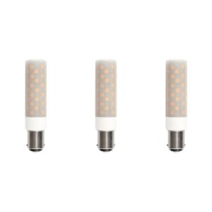 SPL Ba15d LED Lamp 6W - Neutraal Wit - 660lm - LED Buislamp T18 - 3 Stuks