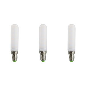 SPL E14 LED Lamp 4W - Neutraal Wit - 300lm - LED Buislamp T18 - Opaal - 3 Stuks