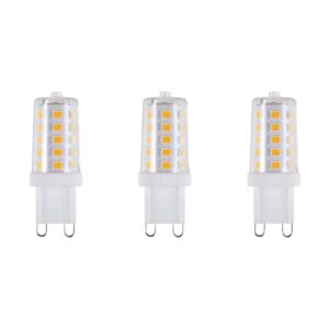 SPL G9 LED Lamp 3W Dimbaar - Warm Wit - 260lm - LED Buislamp T17 - 3 Stuks - 2700K - 230 Volt