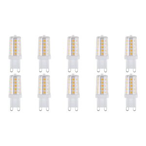 SPL G9 LED Lamp 3W - Warm Wit - 320lm - LED Buislamp T17 - 10 Stuks - 2700K - 230 Volt