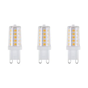 SPL G9 LED Lamp 3W - Warm Wit - 320lm - LED Buislamp T17 - 3 Stuks - 2700K - 230 Volt