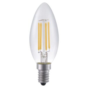 SPL E14 LED Lamp 4W Dimbaar - CRI 90 - Extra Warm Wit - 2500K - LED Filament Kaars C35 - Vervangt 33W - Per Stuk