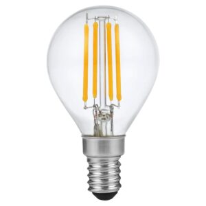 SPL E14 LED Lamp 4W Dimbaar - CRI 93 - Extra Warm Wit - 2500K - LED Filament Globe G45 - Vervangt 28W - Per Stuk