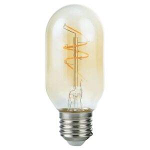 SPL E27 LED Lamp 4.2W Dimbaar - CRI 90 - Goud - Extra Warm Wit - LED Filament T45 - Amber - Vervangt 40W - Per Stuk