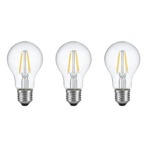 SPL E27 LED Lamp 4W met Dag en Nacht Sensor - Warm Wit - LED Filament - Vervangt 40W - 3 Stuks