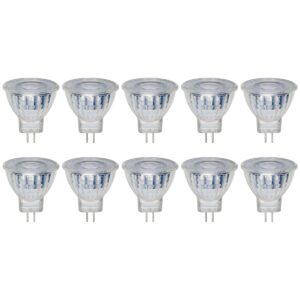 SPL GU4 LED Lamp 4.4W Dimbaar - Warm Wit - 345lm - Led Spot MR11 - Vervangt 35W - 10 Stuks