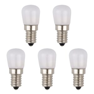 SPL E14 LED Lamp 2W - Warm Wit - 3000K - LED Buislamp P23 - Opaal - 5 Stuks