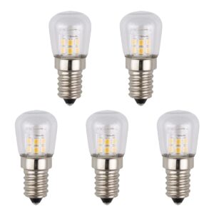 SPL E14 LED Lamp 2W - Koelkastlampje - Warm Wit - 2700K - LED Buislamp P23 - Vervangt 17W - 5 Stuks