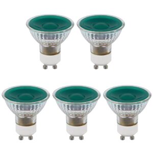 SPL GU10 LED Lamp 5W Dimbaar - Groen - LED Spot MR16 - Feestverlichting - 5 Stuks
