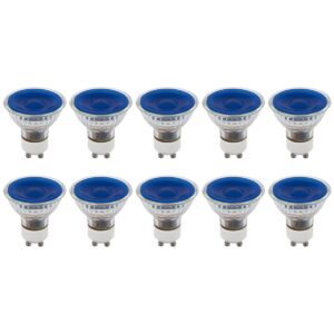 SPL GU10 LED Lamp 5W Dimbaar - Blauw - LED Spot MR16 - Feestverlichting - 10 Stuks
