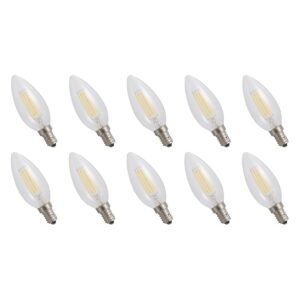 Spectrum Dimbare LED Kaarslamp E14 5.5W - 230V - 800 Lumen - 2700K Warm Wit - Gezellig Licht - Dimbaar - Energiezuinig - 10 stuks