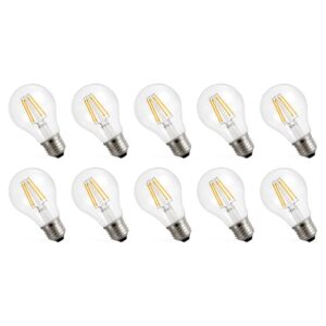 Spectrum Dimbare LED Lamp E27 5.5W - 230V - 710 Lumen - 2700K Warm Wit - Gezellig Licht - Dimbaar - Energiezuinig - 10 stuks