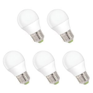 Spectrum Dimbare LED Lamp E27 6W - 230V - 500 Lumen - 4000K Neutraal Wit - Natuurlijk Licht - Dimbaar - Energiezuinig - 5 stuks