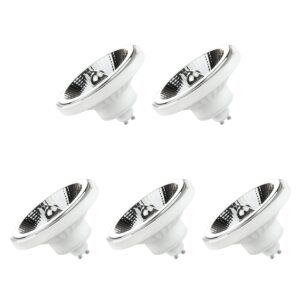 Spectrum GU10 LED Spot AR111 - 10 Watt - 230V - 1000 Lumen - 4000K Neutraal wit - Natuurlijk licht - Energiezuinig - 5 stuks